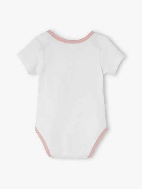 Lot De 2 Bodies Bébé Fille Snoopy Peanuts® Lot Blanc Et Rose - Snoopy – Image 4