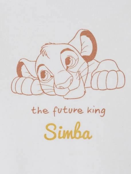 Lot De 2 Bodies Bébé Garçon Disney® Le Roi Lion Jaune Fonce Uni Avec Decor - Disney – Image 5