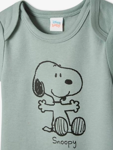Lot De 2 Bodies Bébé Garçon Snoopy Peanuts® Sauge Et Blanc - Snoopy – Image 5