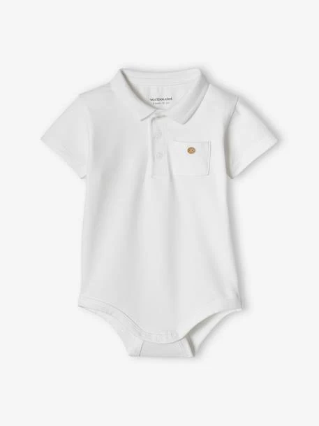 Lot De 2 Bodies Bébé Naissance Ouverture Polo Avec Poche Lot Encre - Vertbaudet – Image 2