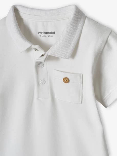 Lot De 2 Bodies Bébé Naissance Ouverture Polo Avec Poche Lot Encre - Vertbaudet – Image 5