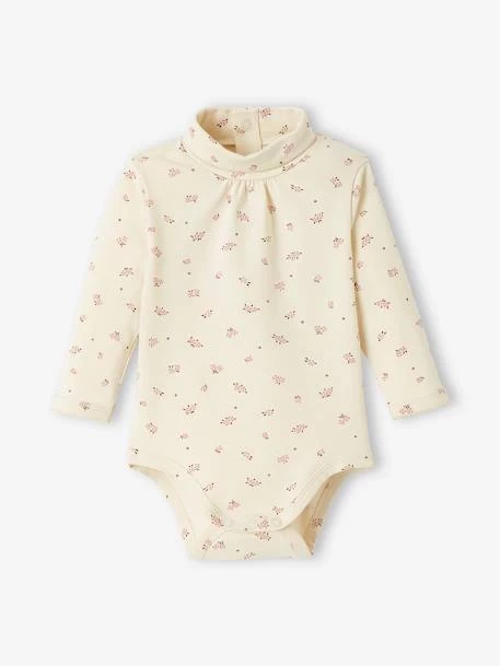 Lot De 2 Bodies Manches Longues Bébé Col Roulé Rose - Vertbaudet – Image 2