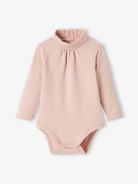 Lot De 2 Bodies Manches Longues Bébé Col Roulé Rose - Vertbaudet – Image 3