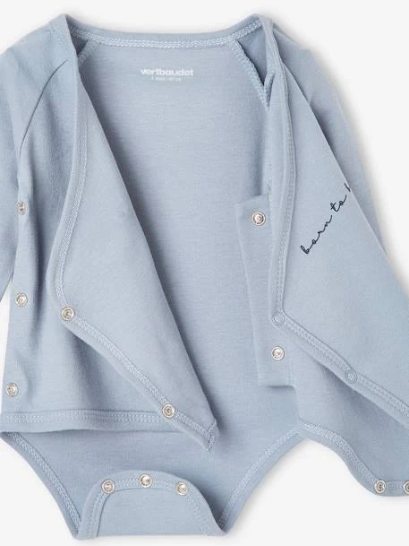 Lot De 2 Bodies Manches Longues Bébé Ouverture Naissance Noisette - Vertbaudet – Image 6