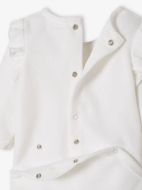 Lot De 2 Dors-bien Bébé Fille En Velours Lot Blanc - Vertbaudet – Image 6