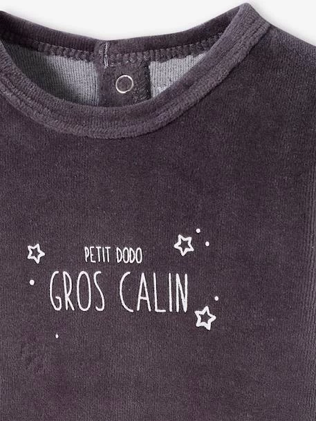 Lot De 2 Dors-bien Bébé "moutons" En Velours Lot Anthracite - Vertbaudet – Image 5