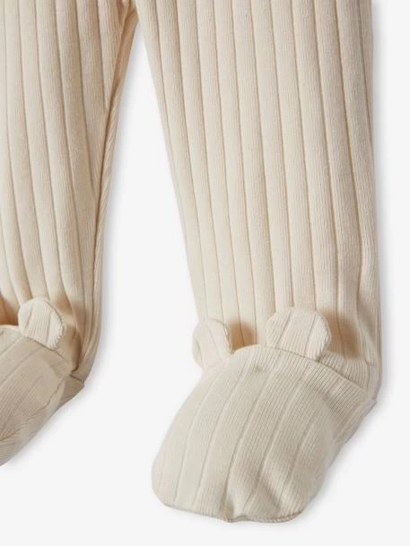 Lot De 2 Pantalons Bébé Avec Pieds Sable - Vertbaudet – Image 3
