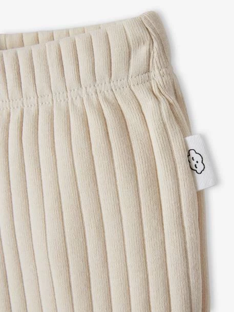 Lot De 2 Pantalons Bébé Avec Pieds Sable - Vertbaudet – Image 4