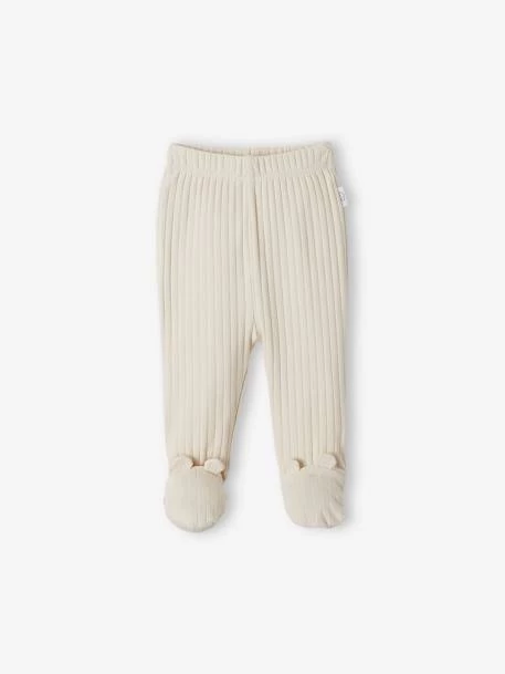 Lot De 2 Pantalons Bébé Avec Pieds Sable - Vertbaudet – Image 5