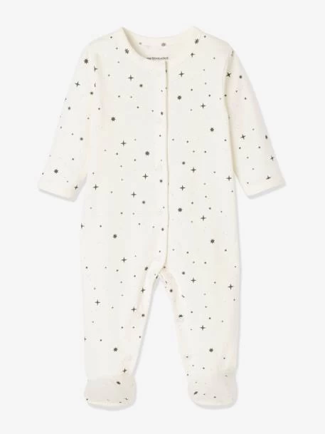 Lot De 2 Pyjamas Bébé Ouverture Naissance En Coton Bio Bois De Rose Foncé - Vertbaudet – Image 3