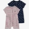 Lot De 2 Pyjamas Combishort Bébé Garçon Lot Ivoire - Vertbaudet
