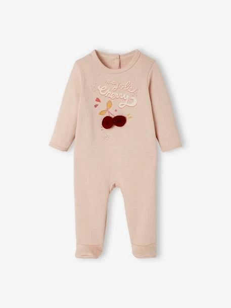 Lot De 2 Pyjamas En Molleton Bébé Ouverture Naissance Lot Rose Fumé - Vertbaudet – Image 2
