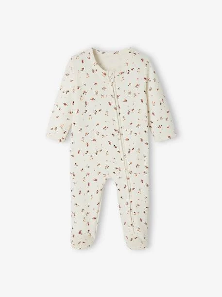 Lot De 2 Pyjamas En Molleton Bébé Ouverture Naissance Lot Rose Fumé - Vertbaudet – Image 3