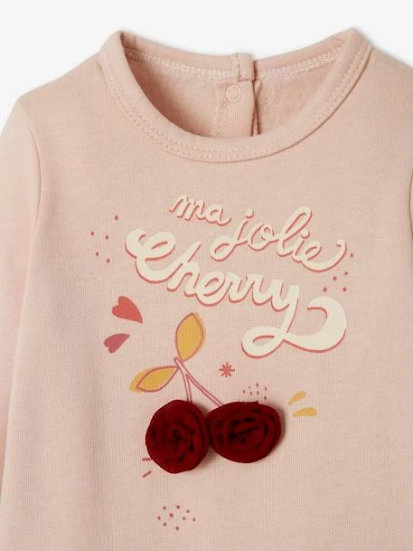 Lot De 2 Pyjamas En Molleton Bébé Ouverture Naissance Lot Rose Fumé - Vertbaudet – Image 5