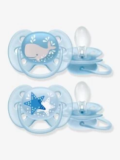 Lot De 2 Sucettes Ultra Douces 2e âge Philips AVENT Ecureuil/fleurs - Philips Avent