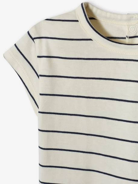 Lot De 2 T-shirts Basics Bébé Manches Courtes écru - Vertbaudet – Image 6