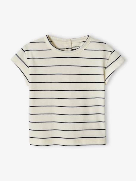 Lot De 2 T-shirts Basics Bébé Manches Courtes écru - Vertbaudet – Image 3