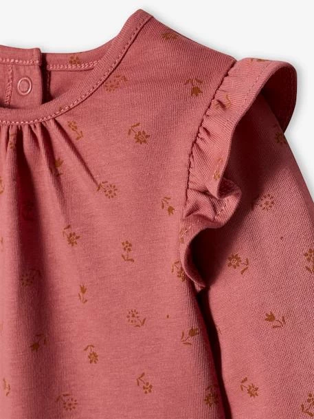 Lot De 2 T-shirts Basics Bébé Manches Longues Rose Poudré - Vertbaudet – Image 6