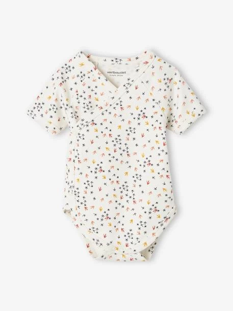 Lot De 3 Bodies Manches Courtes Bébé Ouverture Naissance Lot Blush Foncé - Vertbaudet – Image 2