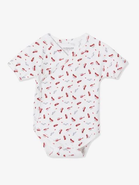 Lot De 3 Bodies Naissance Manches Courtes Lot Bleu - Vertbaudet – Image 3