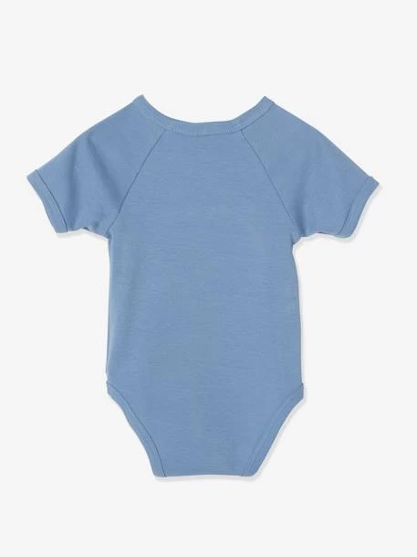 Lot De 3 Bodies Naissance Manches Courtes Lot Bleu - Vertbaudet – Image 5