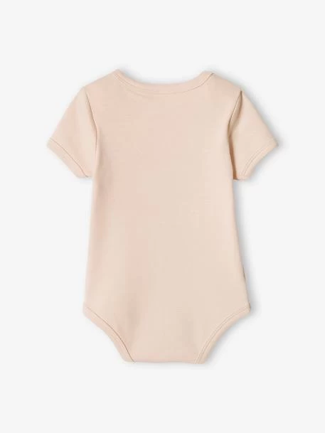 Lot De 3 Bodies "renard" Bébé Manches Courtes Beige Poudré - Vertbaudet – Image 5