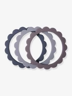 Lot De 3 Bracelets De Dentition Fleur - MUSHIE Vert - Mushie