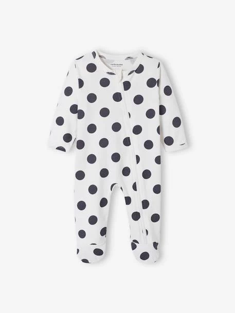 Lot De 3 Pyjamas Bébé En Jersey Ouverture Zippée BASICS Lot Moutarde - Vertbaudet – Image 6