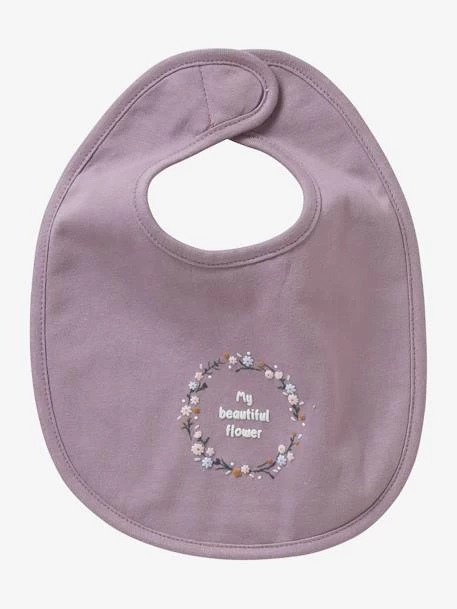 Lot De 5 Bavoirs Naissance Lot Chat Rose - Vertbaudet – Image 3