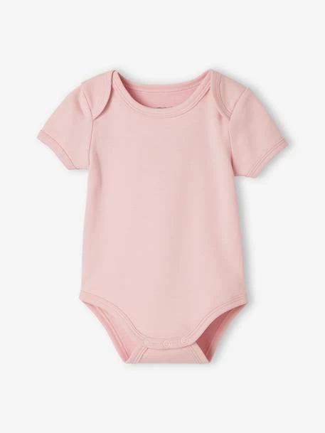 Lot De 5 Bodies "fruits" Manches Courtes Bébé Ouverture US Lot Blanc - Vertbaudet – Image 3