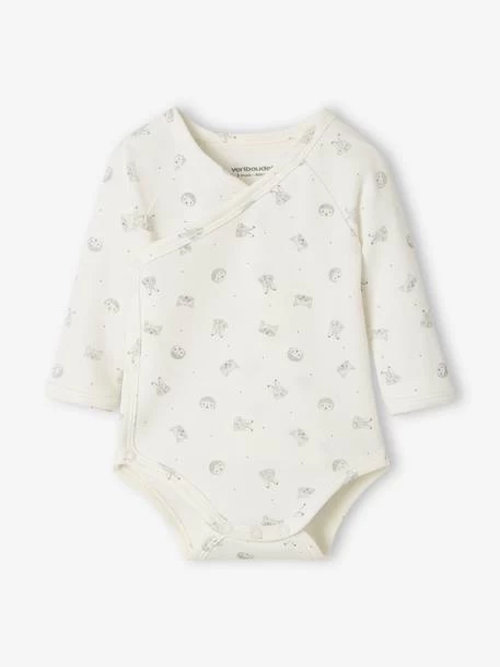 Lot De 5 Bodies Manches Longues Bébé Ouverture Naissance Lot Cannelle - Vertbaudet – Image 2