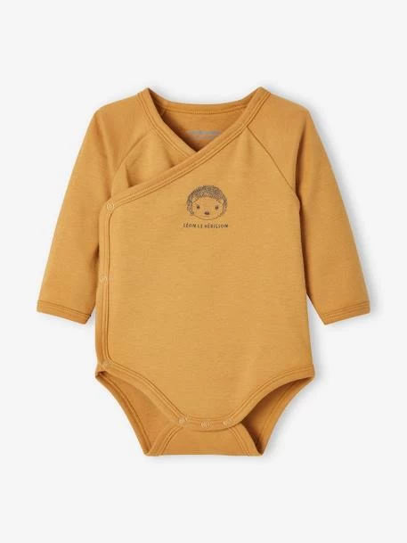 Lot De 5 Bodies Manches Longues Bébé Ouverture Naissance Lot Cannelle - Vertbaudet – Image 3