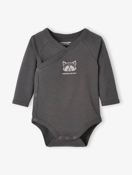 Lot De 5 Bodies Manches Longues Bébé Ouverture Naissance Lot Cannelle - Vertbaudet – Image 5