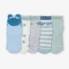 Lot De 5 Paires De Chaussettes "sea Baby" Bébé Vert D'eau - Vertbaudet