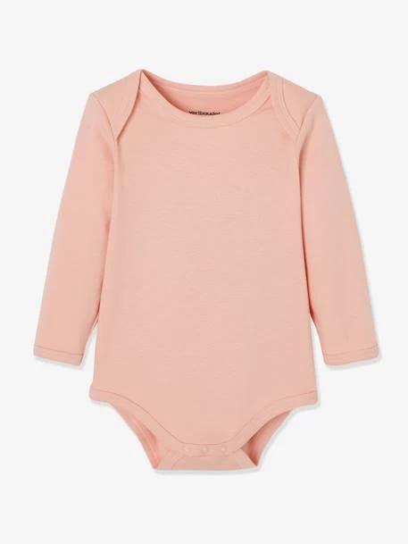 Lot De 7 Bodies Manches Longues Ouverture US Bébé BASICS Lot Vert Grisé - Vertbaudet – Image 5