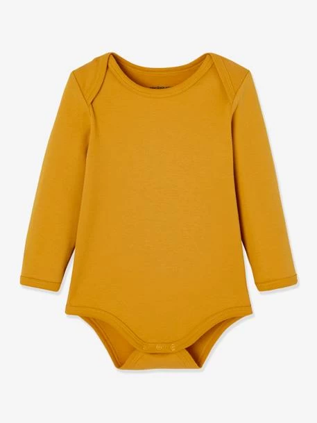 Lot De 7 Bodies Manches Longues Ouverture US Bébé BASICS Lot Vert Grisé - Vertbaudet – Image 6