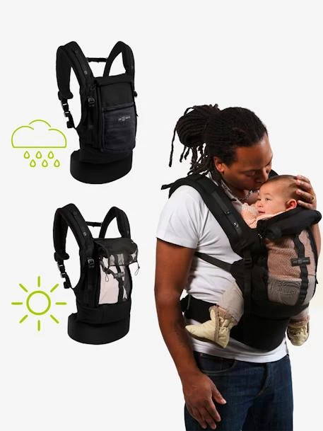 Pack Bundle Porte-bébé + Réhausseur + Cale-tête PhysioCarrier LOVE RADIUS By JE PORTE MON BEBE Noir/anthracite - Love Radius JPMB – Image 4