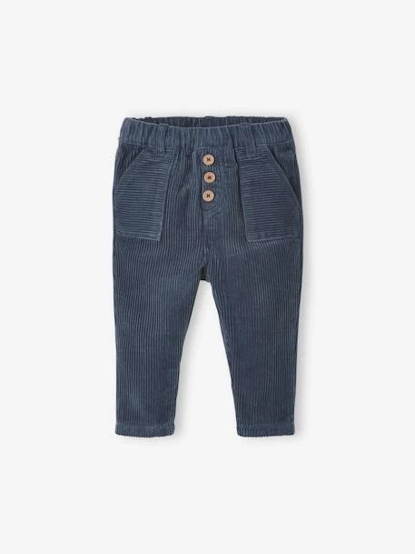 Pantalon Bébé Velours Côtelé Tabac - Vertbaudet
