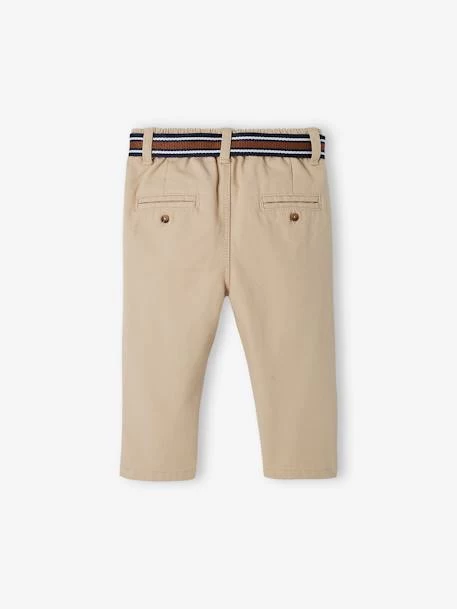 Pantalon De Cérémonie Bébé Avec Ceinture Beige - Vertbaudet – Image 2