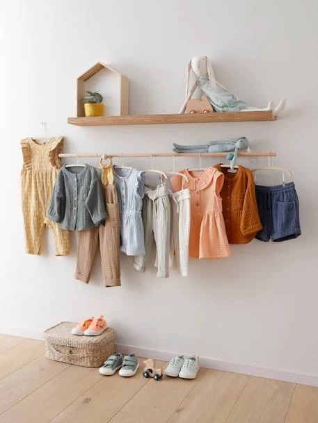 Pantalon En Gaze De Coton Bébé Rose Pâle - Vertbaudet – Image 4