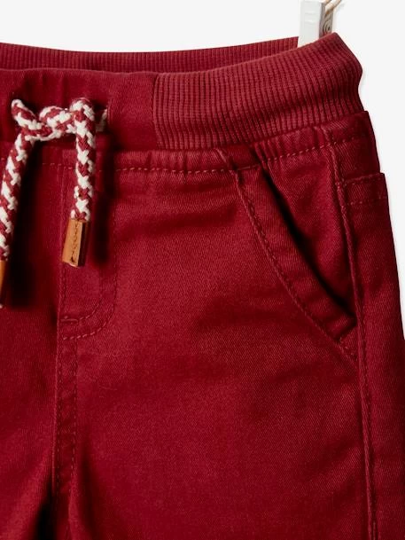 Pantalon En Sergé Doublé Bébé Garçon Bourgogne - Vertbaudet – Image 3