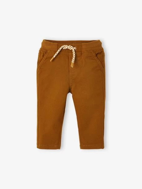 Pantalon En Sergé Doublé Bébé Garçon Bourgogne - Vertbaudet – Image 4