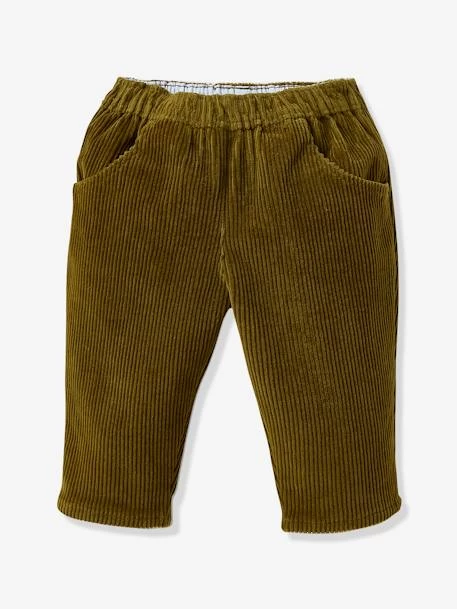 Pantalon En Velours Bébé CYRILLUS Vert Terreau - Cyrillus