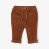 Pantalon En Velours Côtelé Bébé Noisette - Vertbaudet