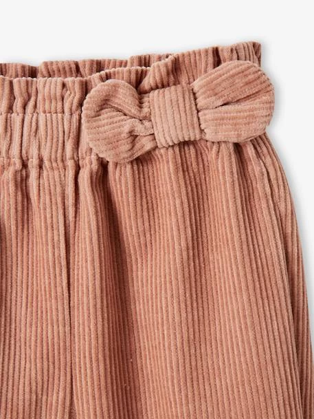 Pantalon Large En Velours Côtelé Bébé Cappuccino - Vertbaudet – Image 3