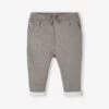 Pantalon Molleton Bébé Fille Avec Lurex Gris Chiné Foncé - Vertbaudet