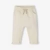 Pantalon Molleton Bébé Garçon Uni BASICS Marine Grisé - Vertbaudet
