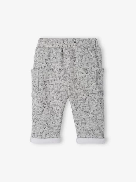 Pantalon Molleton Bébé Imprimé Gris Chiné Imprimé - Vertbaudet – Image 2
