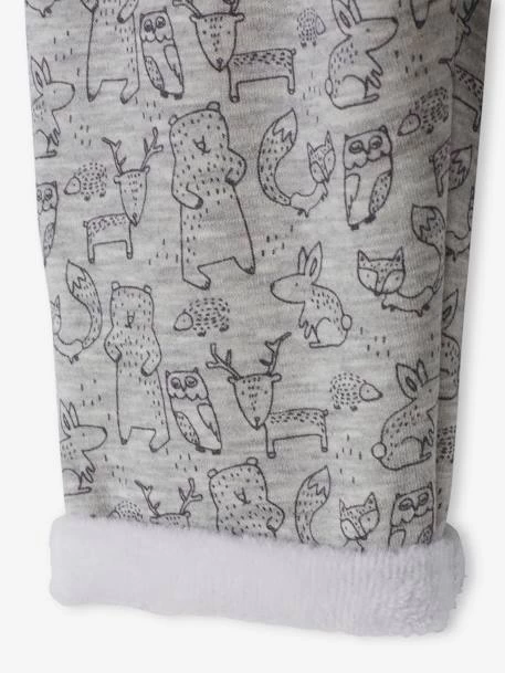 Pantalon Molleton Bébé Imprimé Gris Chiné Imprimé - Vertbaudet – Image 4