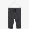 Pantalon Pied De Poule Bébé En Molleton Carreaux Anthracite - Vertbaudet